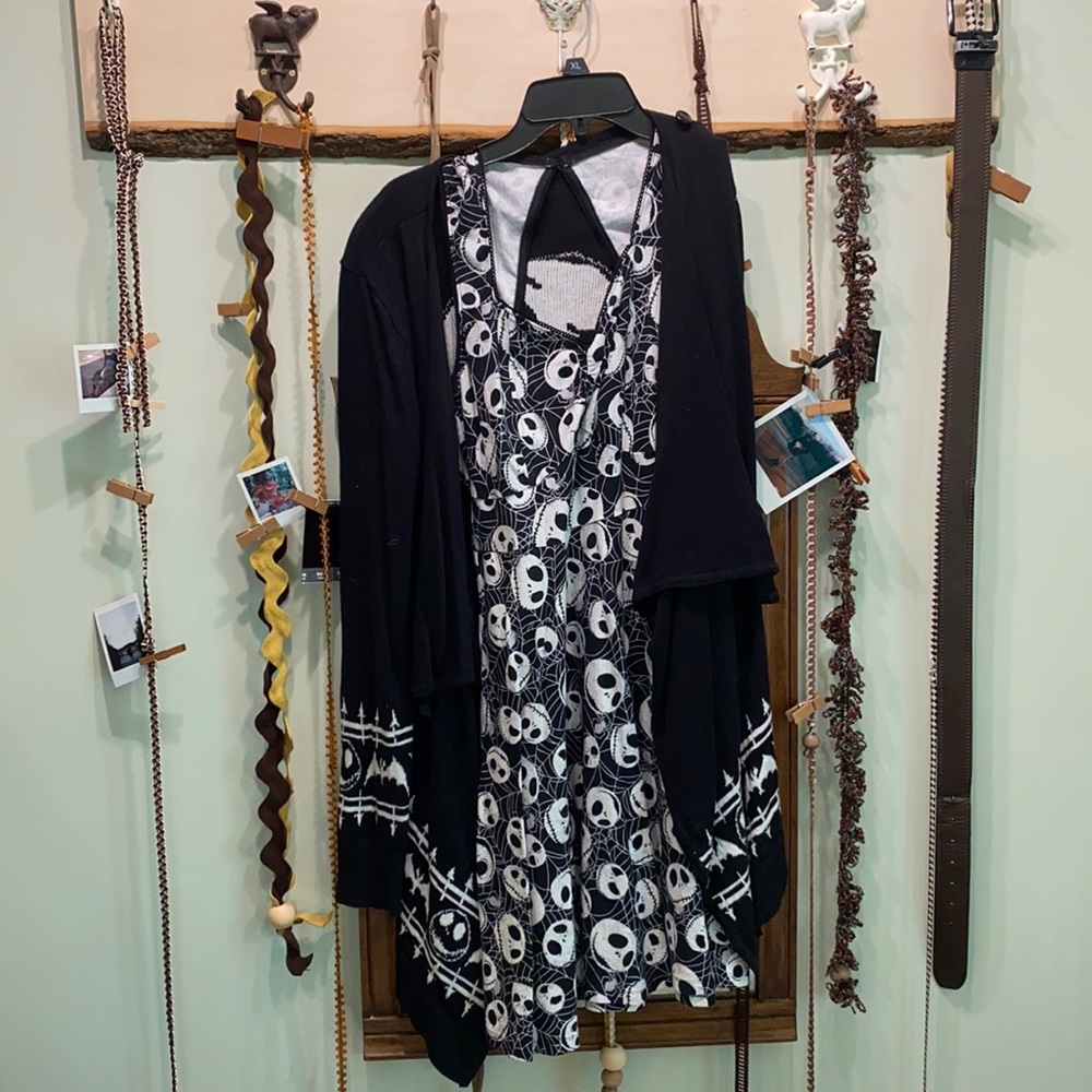 Nightmare before Christmas dress+matching cardigan